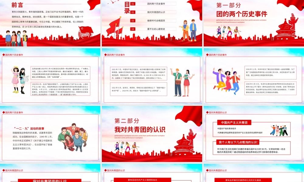 纪念五四运动100周年弘扬五四精神学团史做合格团员动态PPT.pptx