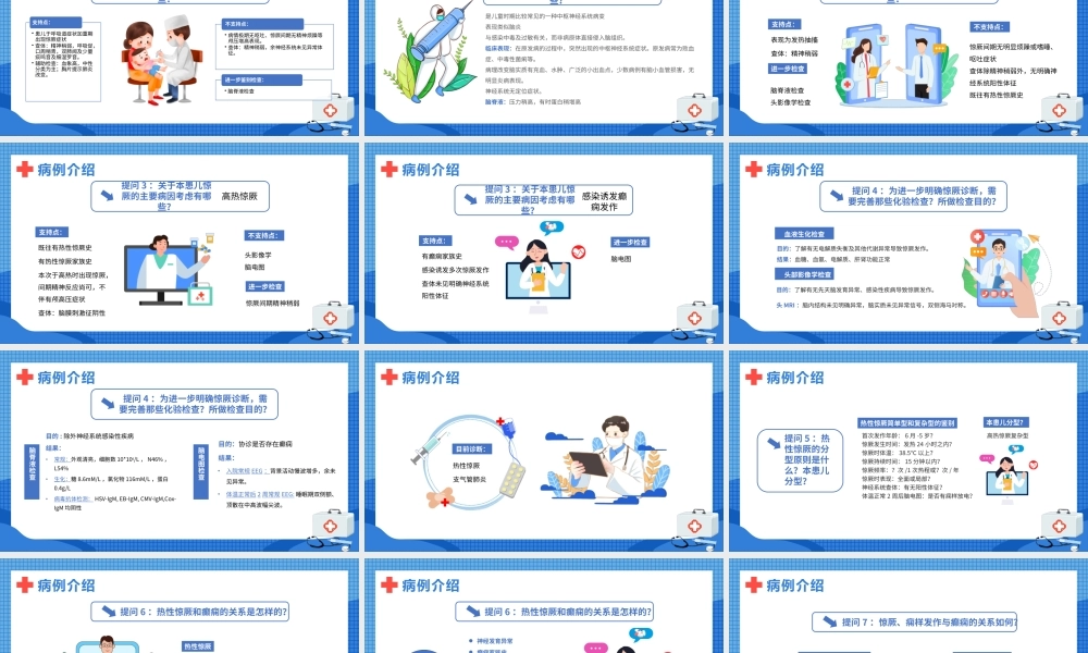 小儿惊厥病例分析介绍PPT课件（带内容）.pptx