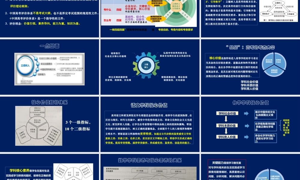 《中国高考评价体系》解读暨新时代高考命题趋势探索2022年3月.pptx