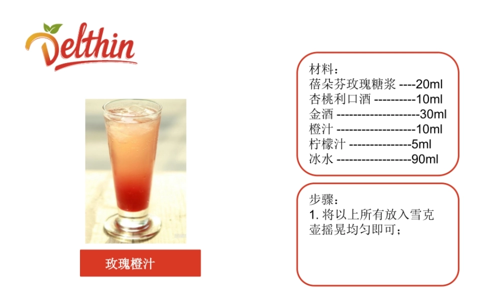 玫瑰糖浆 风味糖浆配方.pptx