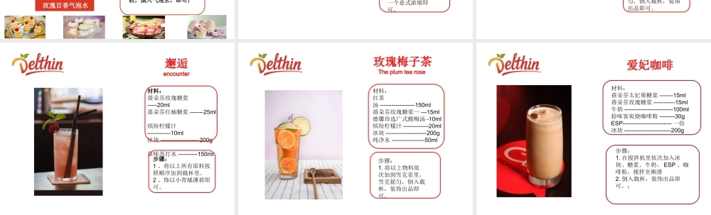 玫瑰糖浆 风味糖浆配方.pptx