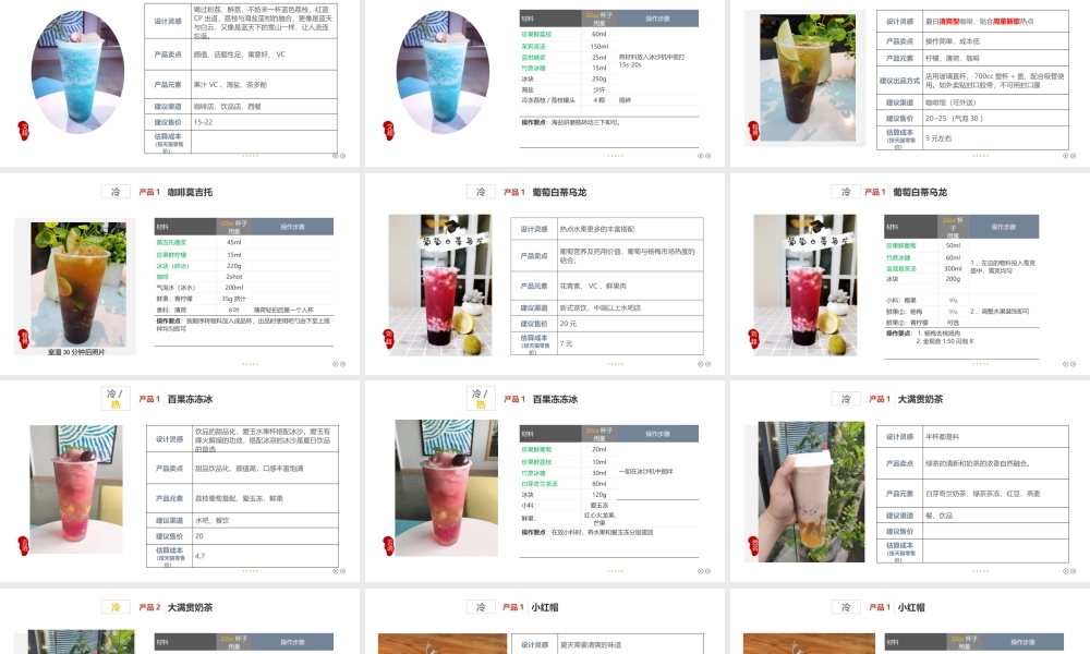 通用菜单pk夏季饮品-.pptx