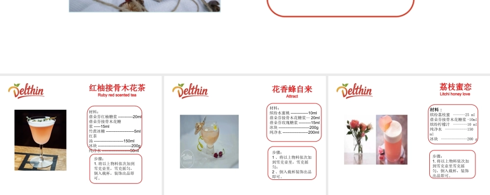 接骨木花糖浆 风味糖浆配方.pptx