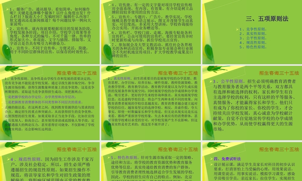 招生策略三十六法.ppt