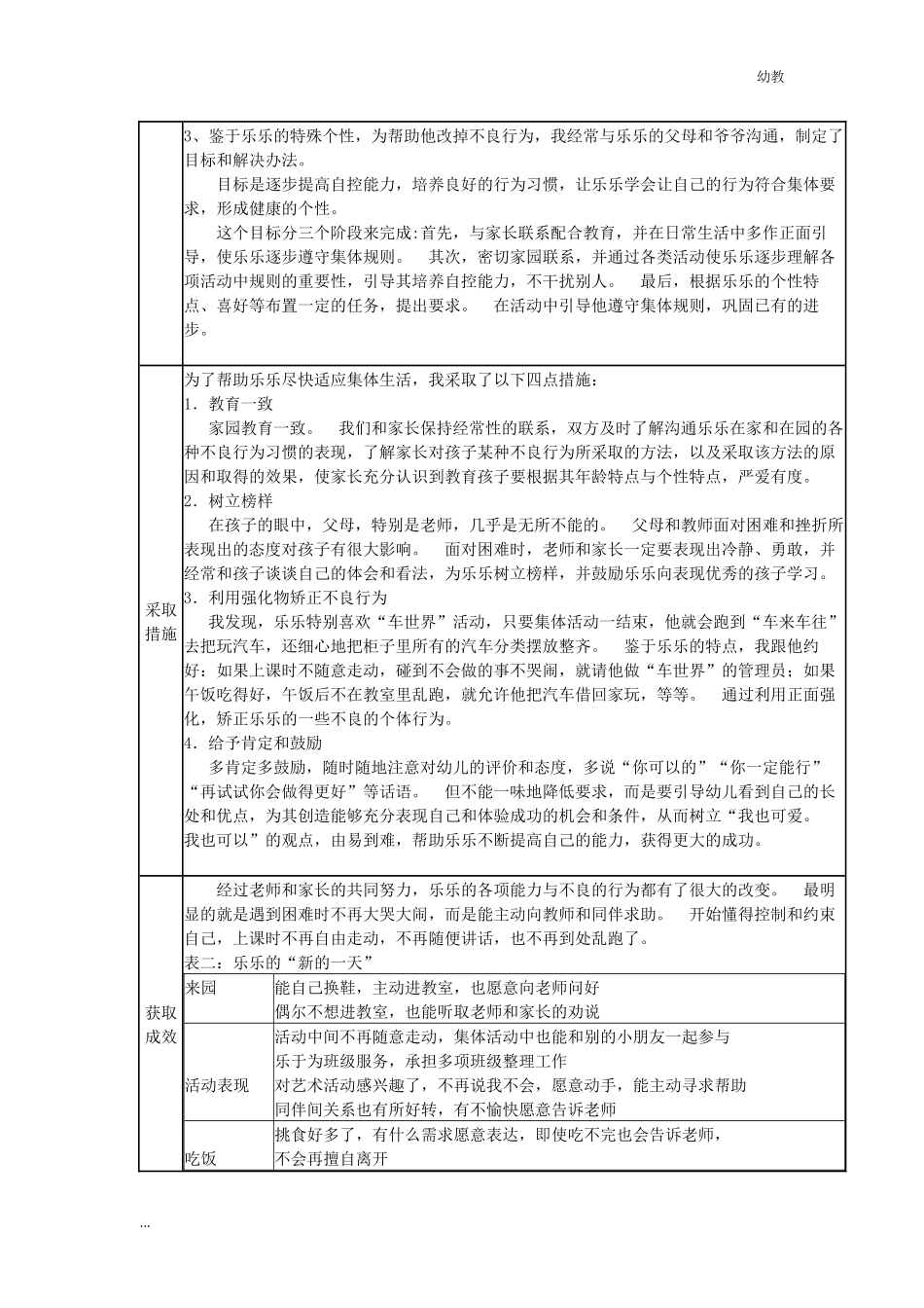 【幼教中班二等奖幼教中班】中班 《乐乐的一天》.docx_第2页