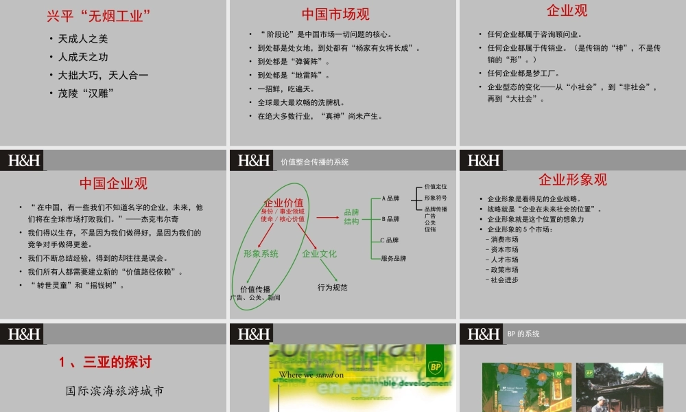 品牌培训H&H理念.ppt