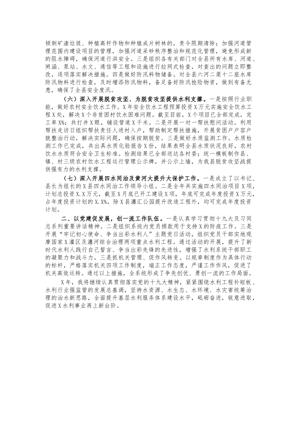水利2020年工作总结述职报告.docx_第2页