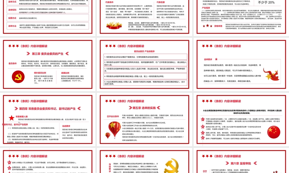 学习解读2021新修订的《中国共产党地方组织选举工作条例》PPT模板.pptx