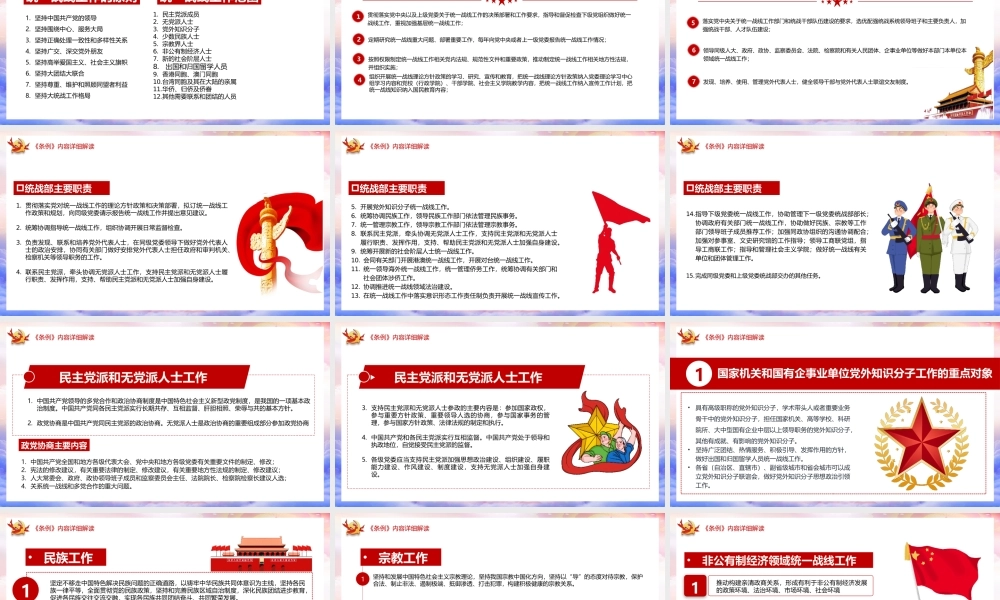 学习解读2021新修订的《中国共产党统一战线工作条例》PPT.pptx
