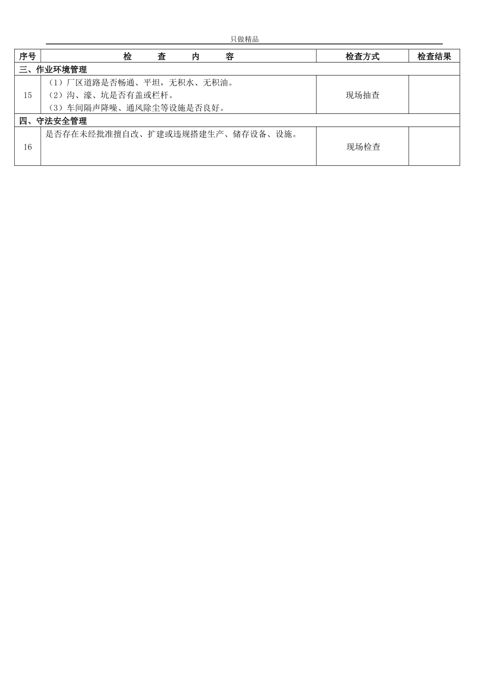 企业公司安全检查表汇编.docx_第3页