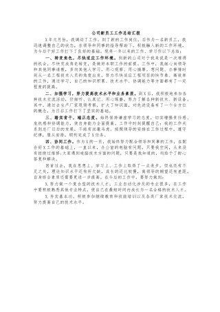 公司新员工工作总结汇报.docx