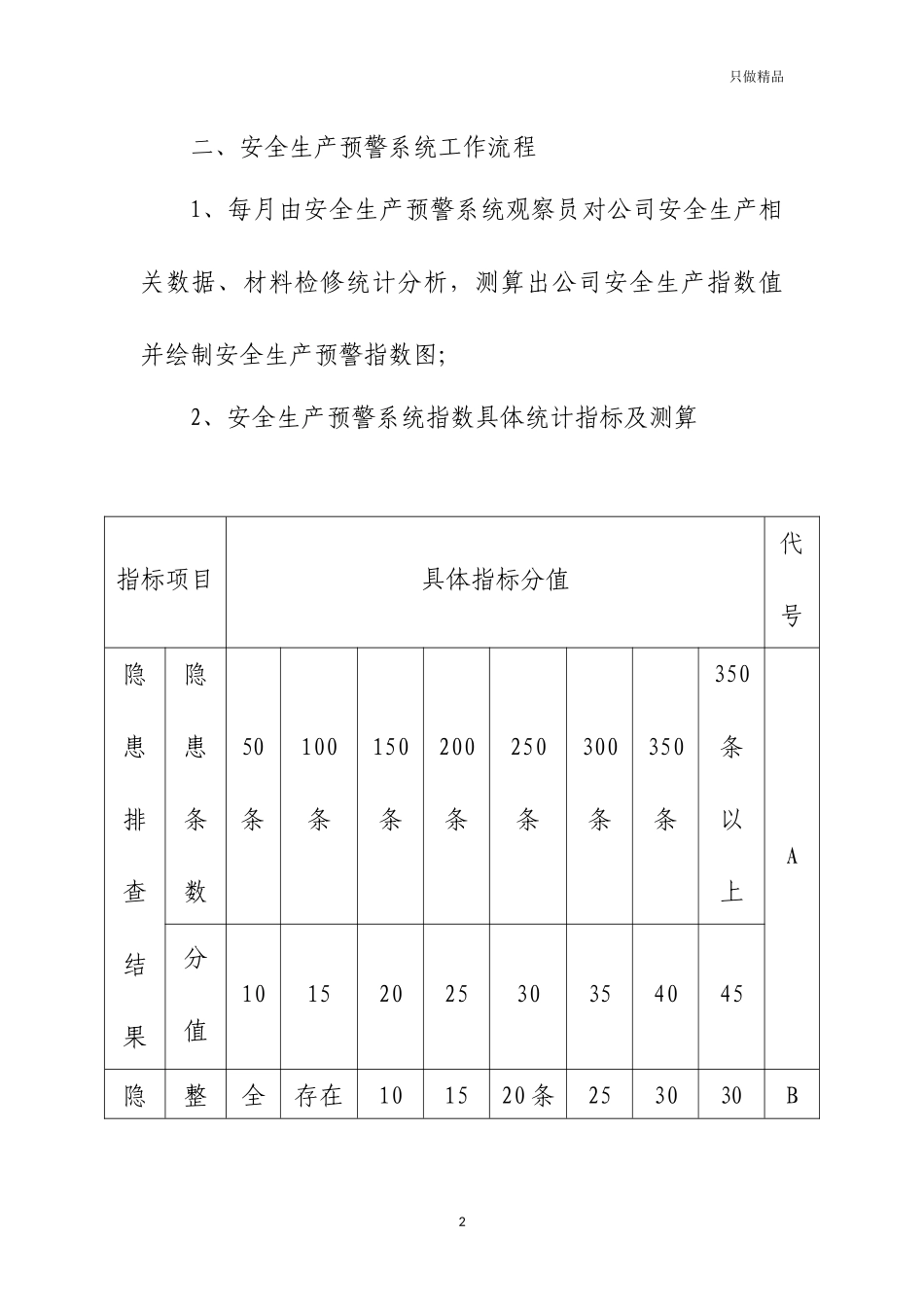 公司工厂安全生产预警指数系统.docx_第2页
