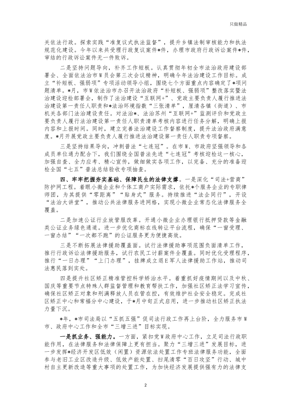 司法系统2020年总结汇报.docx_第2页