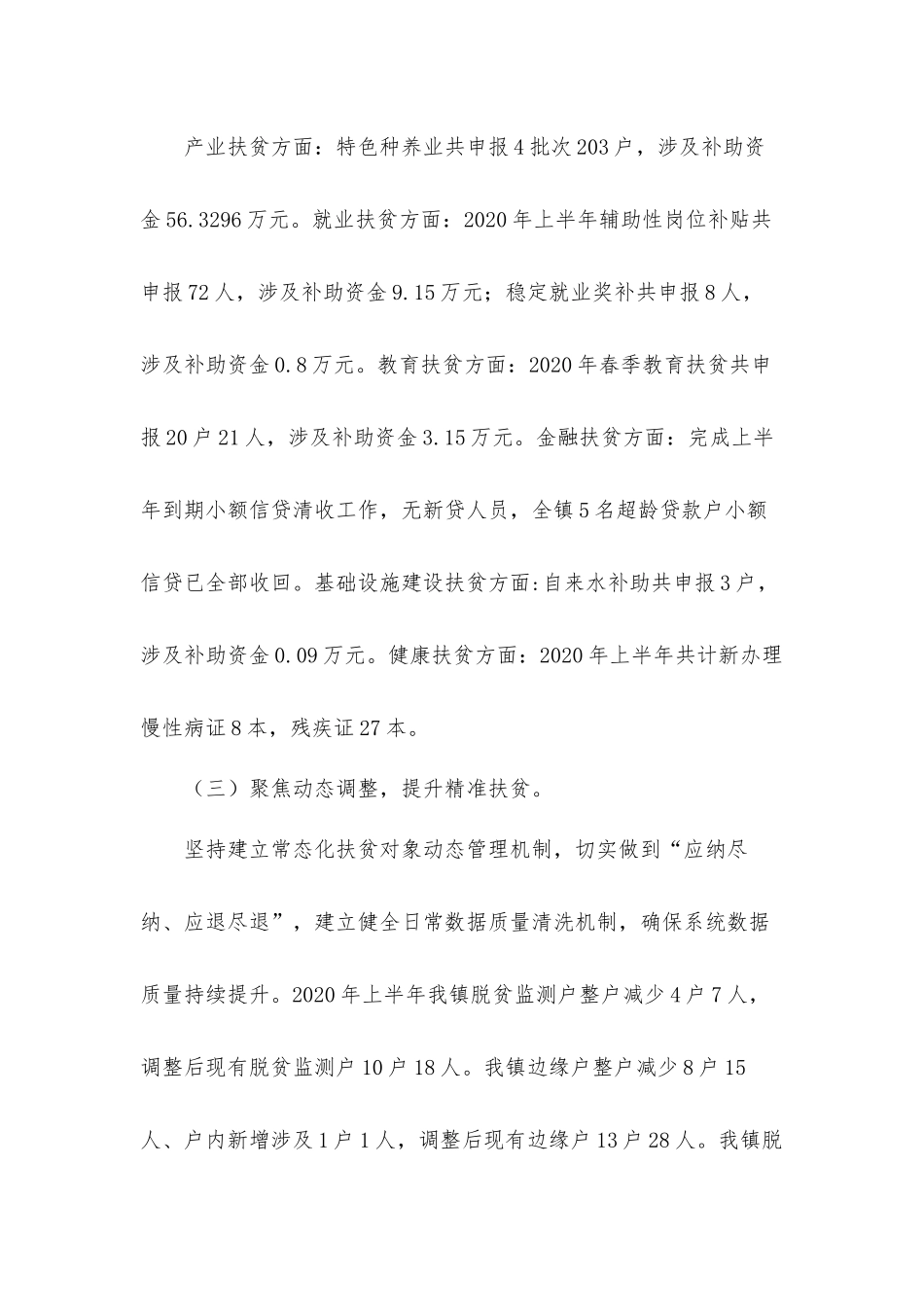 扶贫工作站上半年工作总结汇报材料.docx_第3页