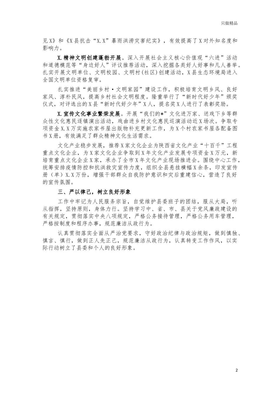 2021年度宣传部长个人述职报告.docx_第2页