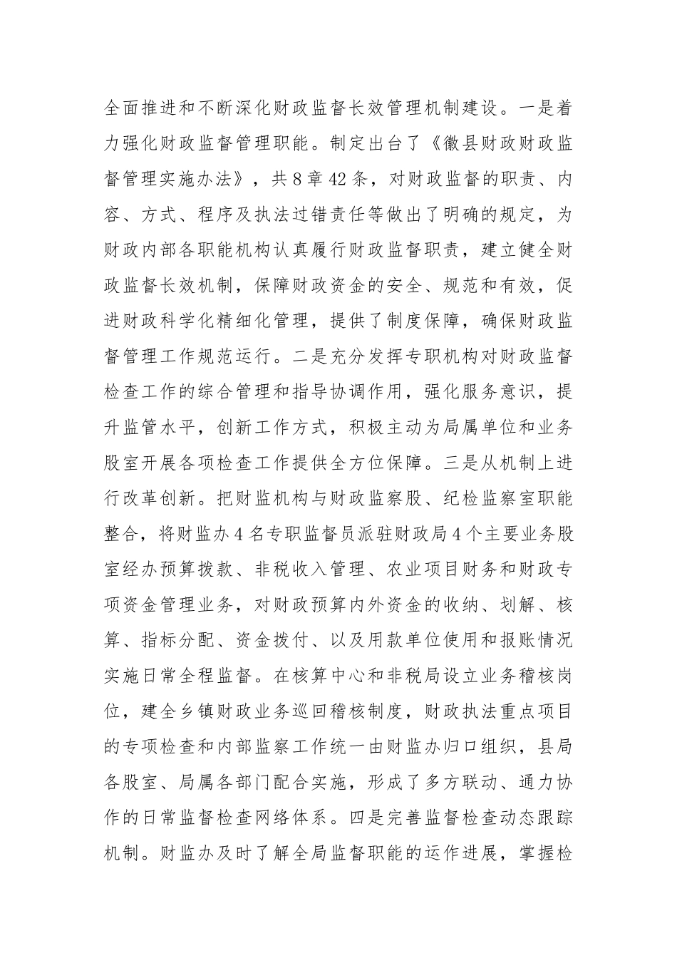 2021财政监督人员工作总结工作总结.docx_第2页