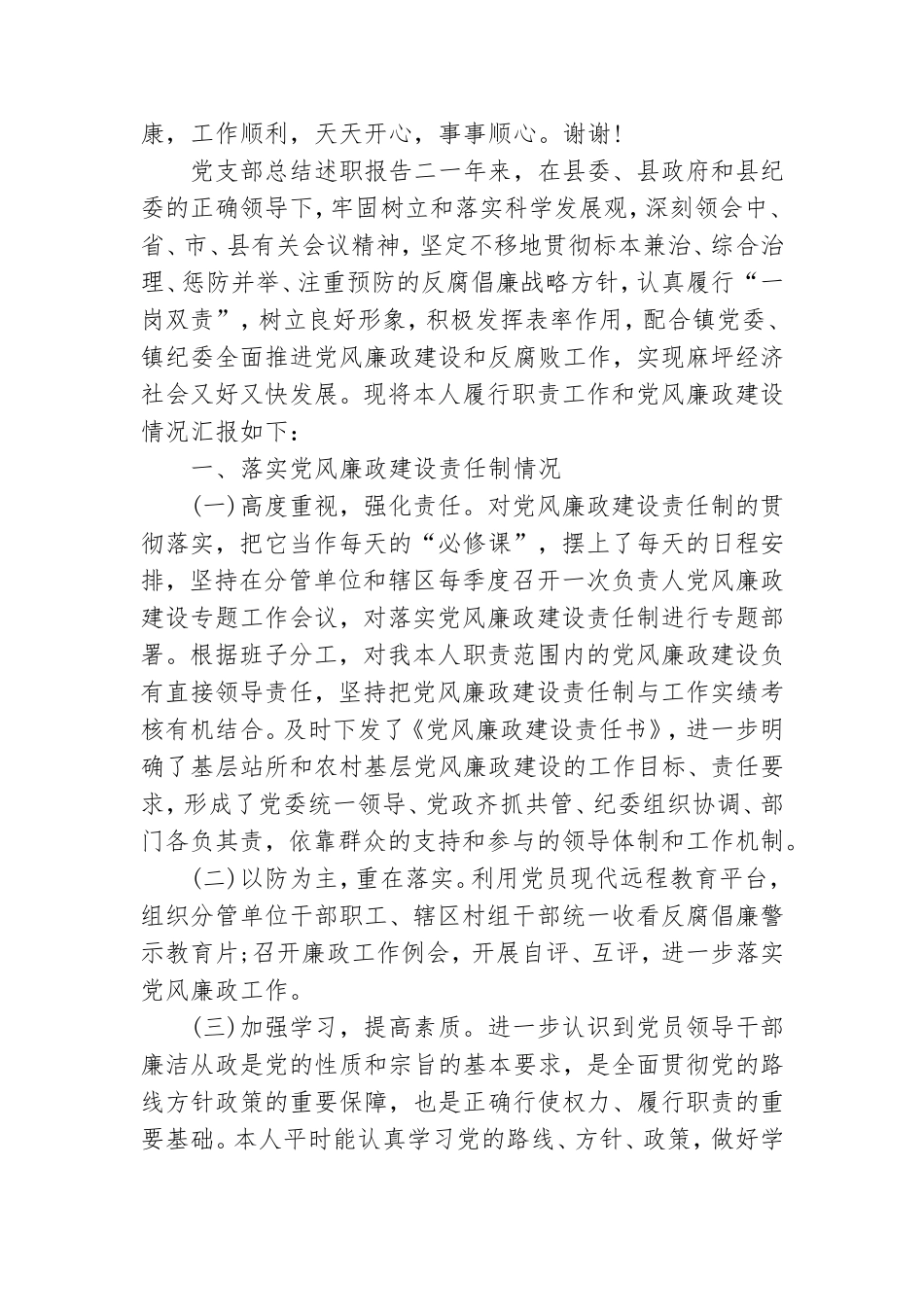 党支部总结述职报告三篇.doc_第2页