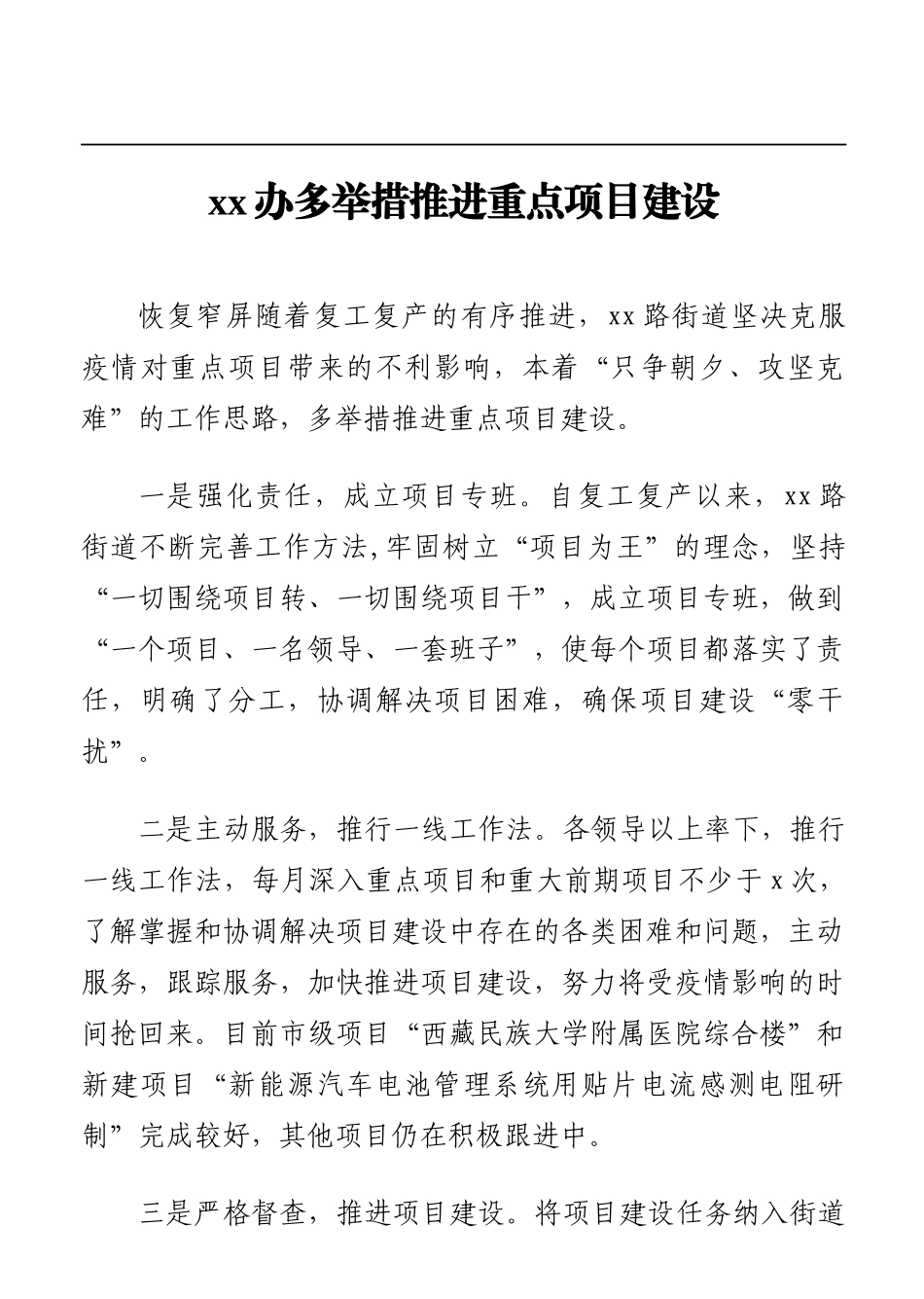重点项目举措及成效政务信息汇编.docx_第2页
