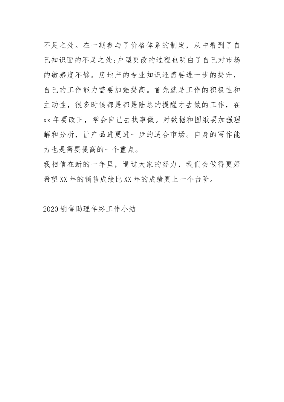2020--2021-销售助理终工作小结.docx_第3页