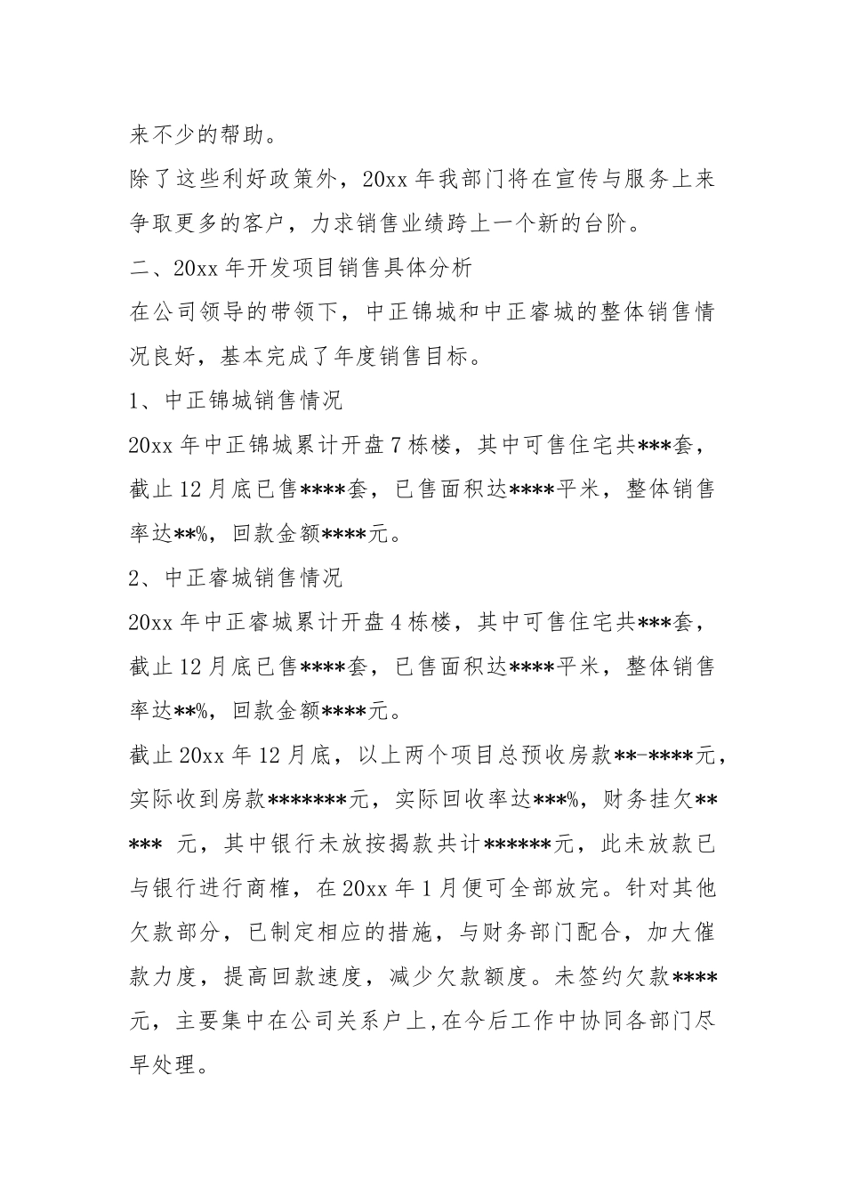 2021房地产销售个人度工作总结.docx_第2页
