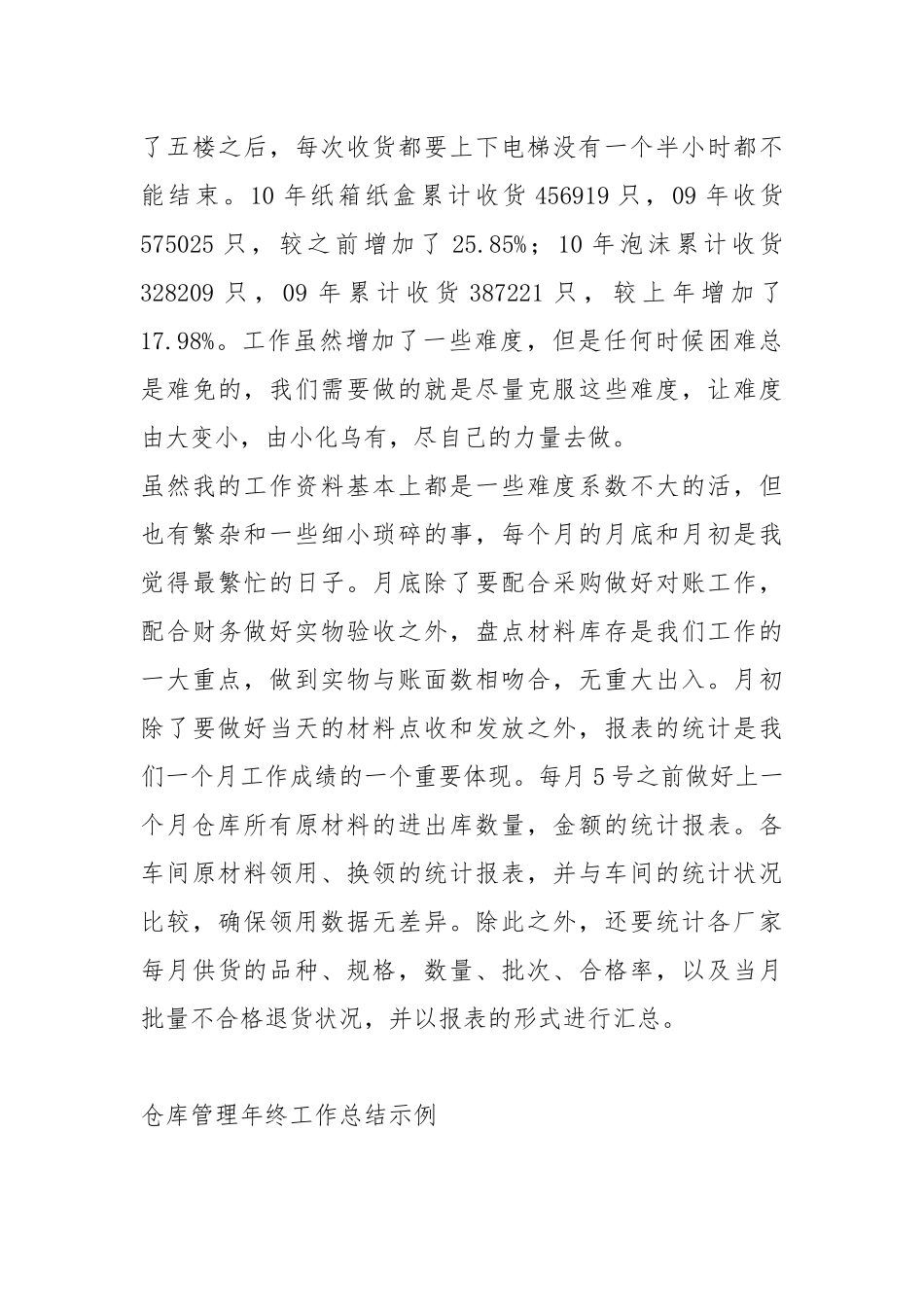 2021仓库管理终工作总结示例.docx_第3页