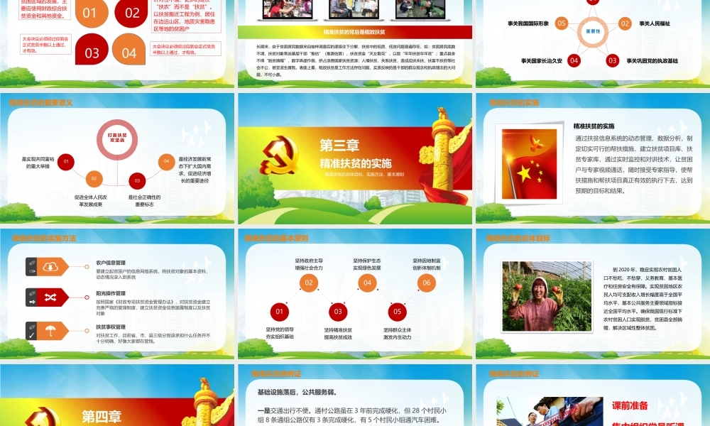 精准扶贫党课讲稿专题模板PPT.pptx