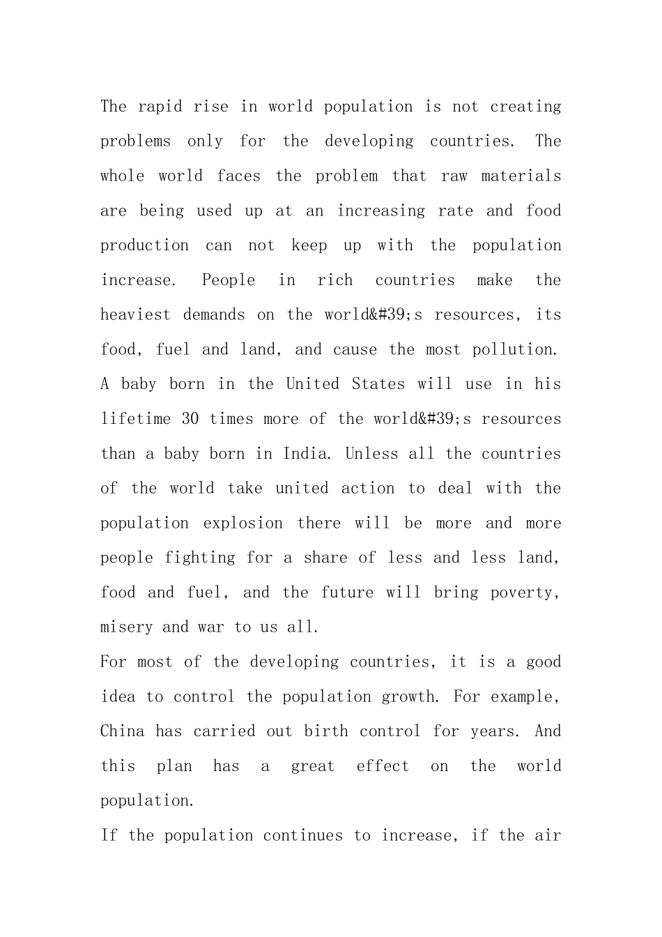 2021保护环境的英文演讲稿篇.docx_第3页