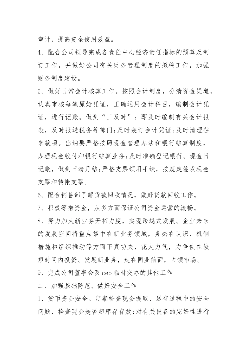 2021年公司财务年度工作计划五篇.docx_第2页