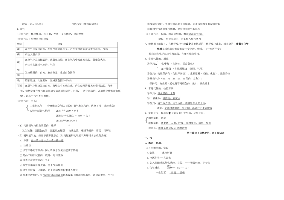(写作交流)最新2021人教版初中化学中考复习知识点考点精华总结中考必备.doc_第3页