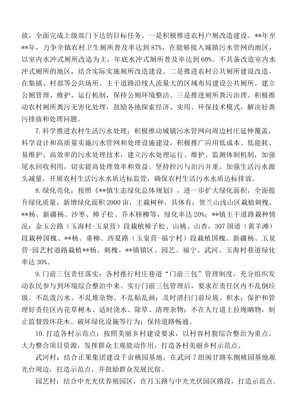 农村人居环境整治工作实施方案10篇.docx_第3页