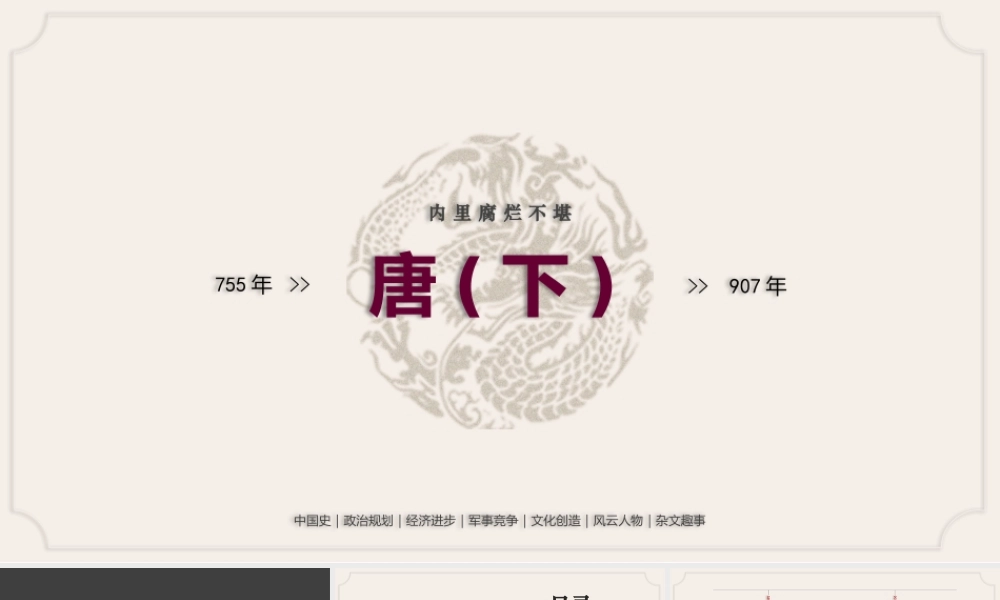 中国史之唐后期内里腐烂不堪（755-907）PPT课件（带内容）.pptx