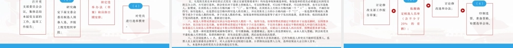 党支部换届选举工作程序学习PPT课件（带内容）.pptx