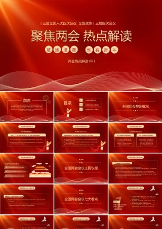 2021年全国两会热点解读PPT课件（带内容）1.pptx