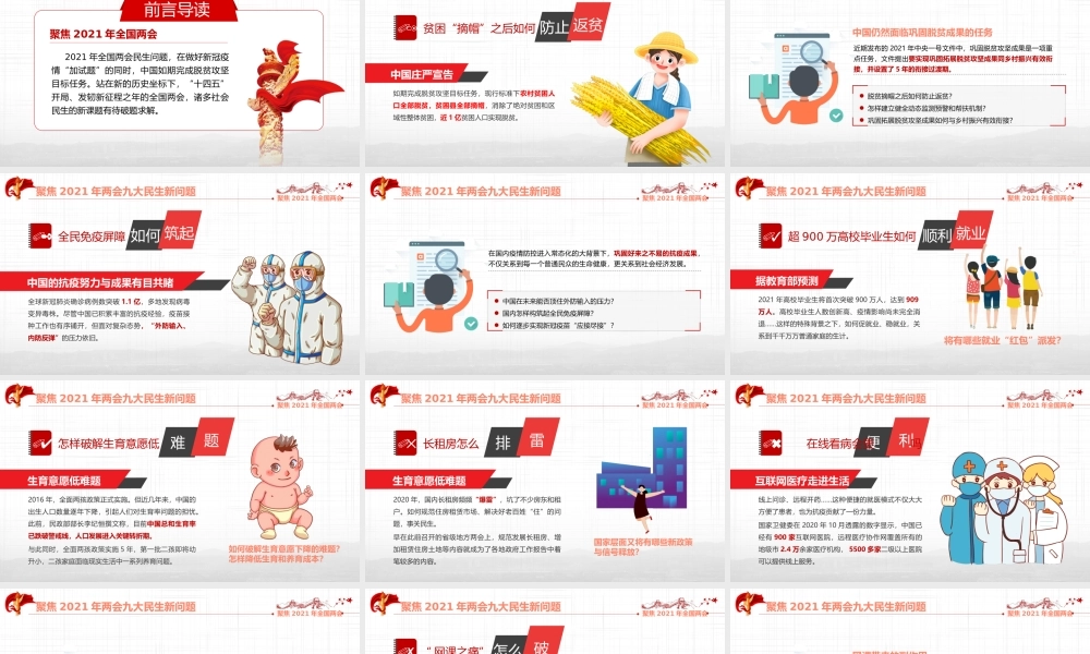 两会专题：民生新题怎么破？.pptx