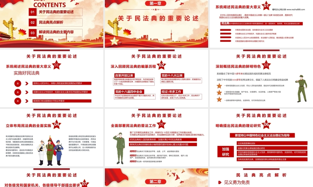 学习《中华人民共和国民法典》PPT课件（带内容）.pptx