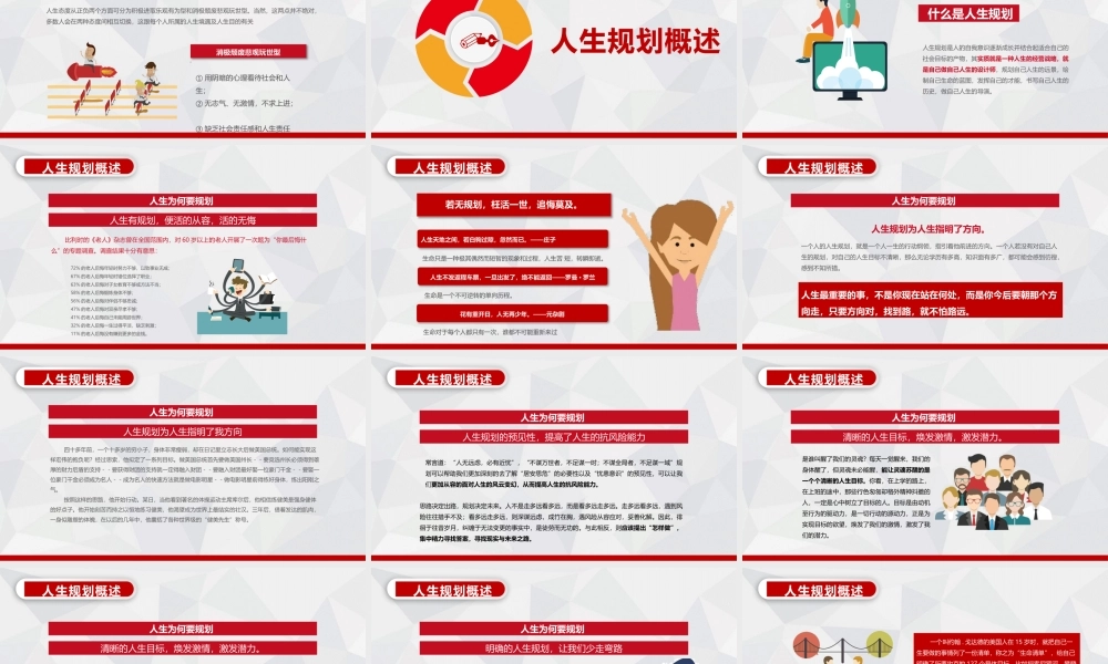 人生规划培训PPT课件（带内容）.pptx
