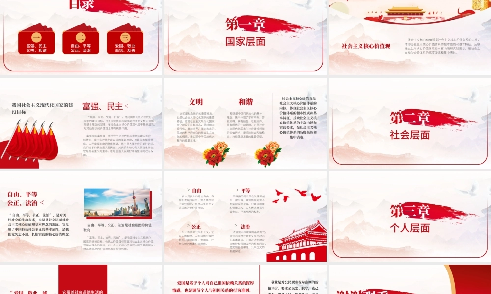 社会主义核心价值观PPT培训课件（带内容）.pptx