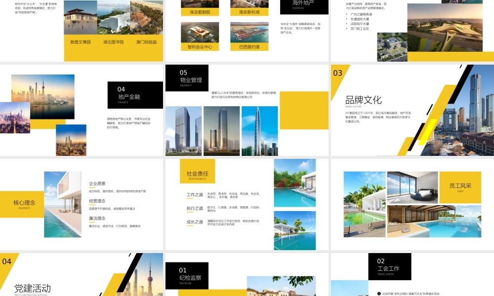 房产建筑行业公司介绍PPT展示材料（带内容）.pptx