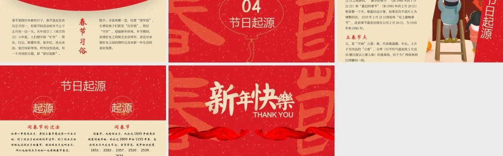 春节习俗春节历史PPT课件（带内容）.pptx