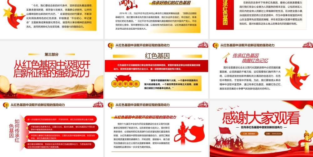党史学习教育-在传承红色基因中激发创新创造伟力PPT课件（带内容）.pptx
