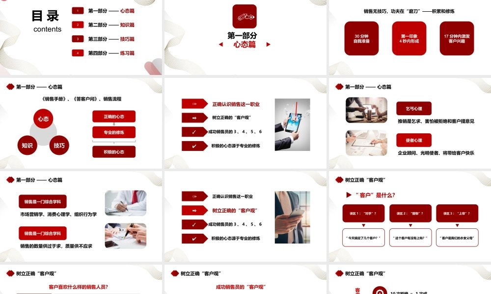 销售人员培训课程PPT课件（带内容）.pptx