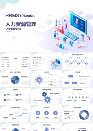 人力资源管理-企业制度培训大全PPT课件（带内容）.pptx