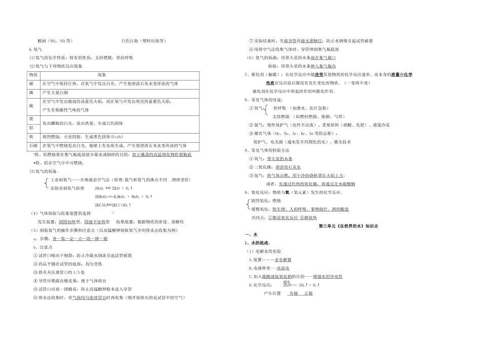 原创2021人教版初中化学中考复习知识点考点精华总结中考必备.doc_第3页