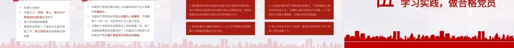中国共产党党章专题培训PPT课件（带内容）.pptx