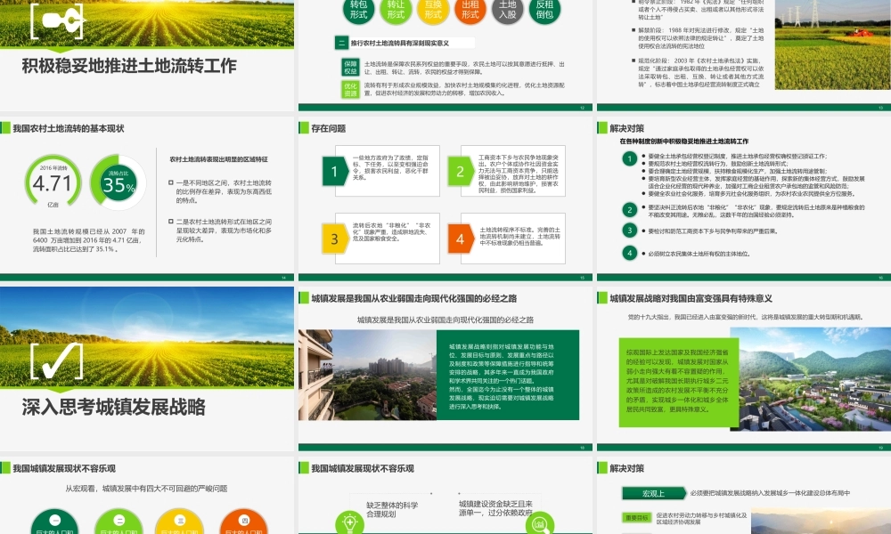 乡村振兴战略三农问题农村振兴重点解读PPT课件（带内容）.pptx