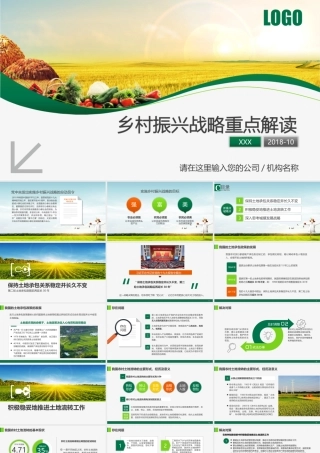 乡村振兴战略三农问题农村振兴重点解读PPT课件（带内容）.pptx