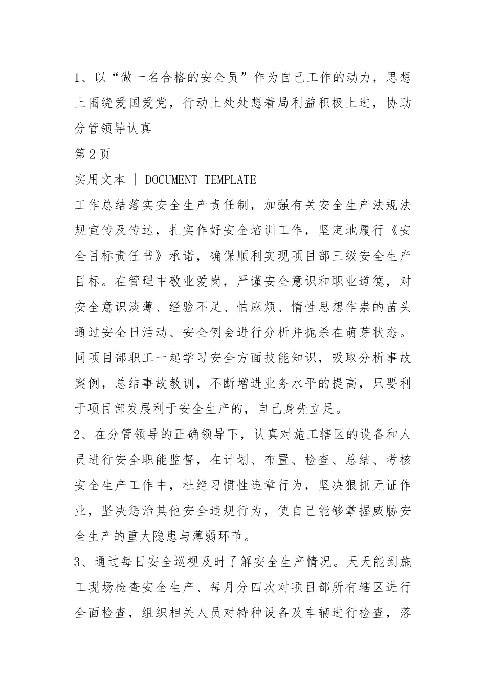 2021年电力安全员工作总结.docx_第2页