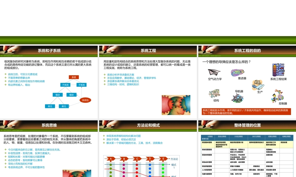 项目管理培训PPT课件（带内容）.ppt