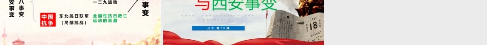 九一八与西安事变PPT课件（带内容）.pptx