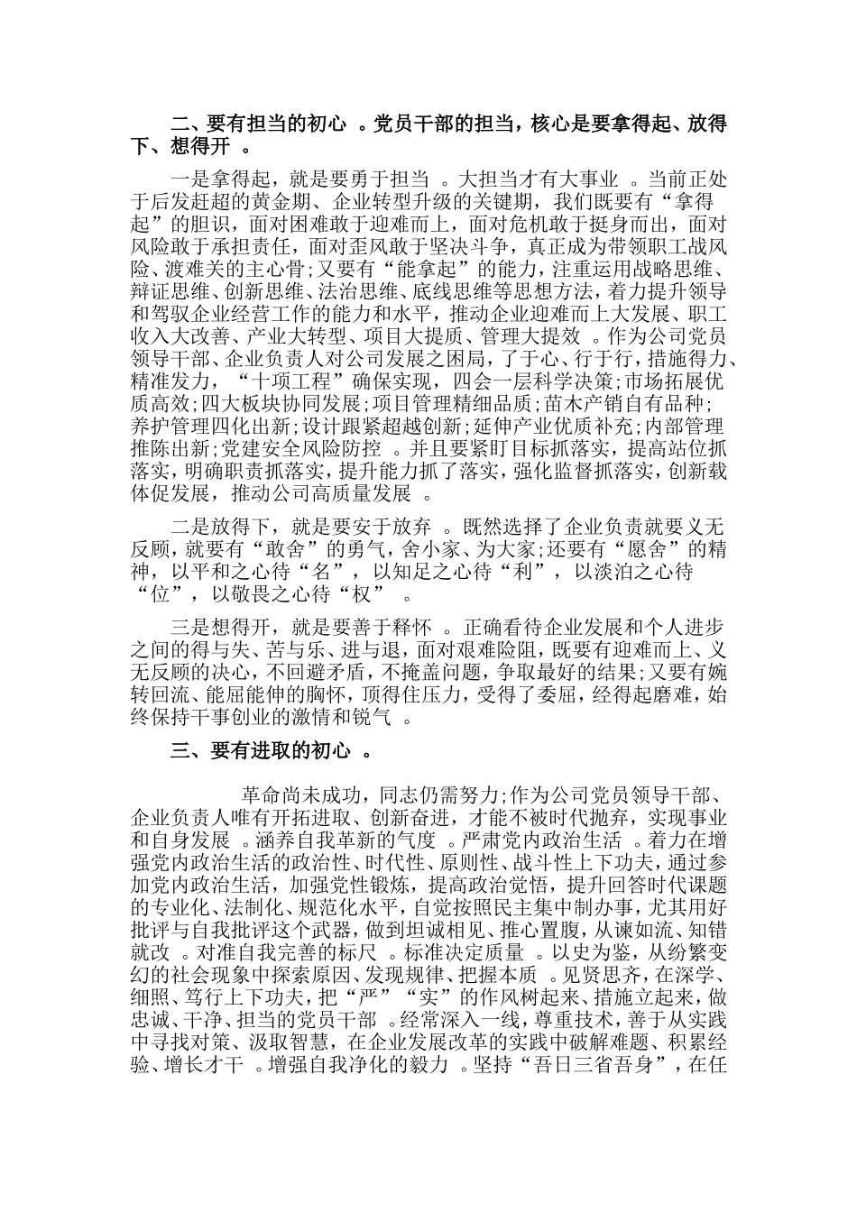 综合3篇“带头践行使命”教育研讨发言材料.doc_第2页